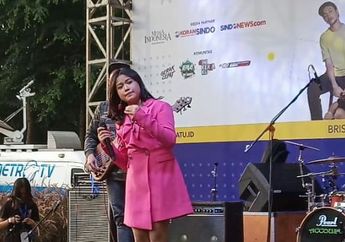 Brisia Jodie Utarakan Keinginannya Jadi Menteri Saat Nyanyi di Atas Panggung