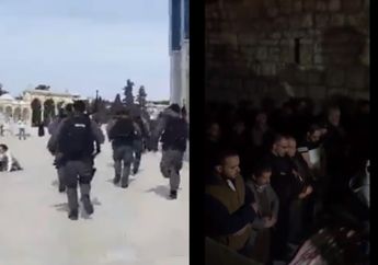Pasukan Israel Tutup Semua Pintu Masuk Masjid Al Aqsa dan Larang Azan Berkumandang