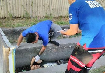 Dikira Korban Pembunuhan, Sosok 'Mayat' Dalam Selokan ini Justru Jadi Bahan Olok-olokan Warga