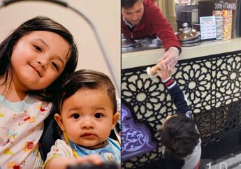 Gemas! Intip Ekspresi Arsy dan Arsya Hermansyah Saat Dijahili Penjual Es Krim Turki, Cemberut sampai Sembunyi Gara-gara Ngambek!