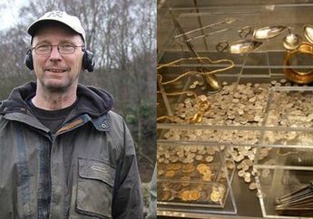 Berniat Cari Palu yang Hilang, Pria ini Justru Temukan Ratusan Benda Emas