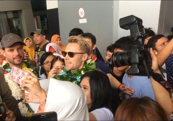 Kedatangan Boyzone Disambut Meriah oleh Penggemar di Tanah Air