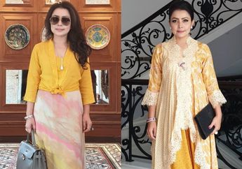 Biasa Hidup di Kota, Mayangsari Nyemplung ke Sawah dengan Dandanan Modis! Nggak Salah Kostum nih?