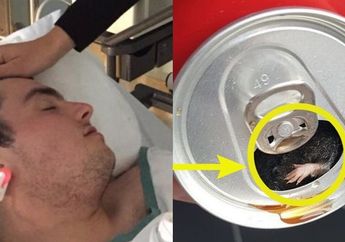Ngeri! Pria ini Temukan Hewan Kecil Menjijikan di Dalam Minuman Kaleng Coca Cola