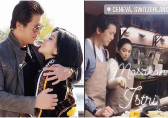 Jauh-jauh ke Switzerland, Syahrini dan Reino Barack Belajar Masak Bareng Sampai Asyik Mesra-mesraan di Dapur nih!