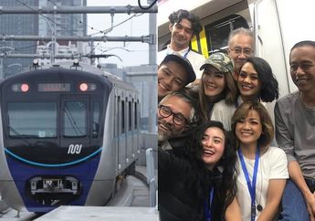 Desek-desekan Saat Jajal MRT Jakarta Bareng Presiden Jokowi, Nirina Zubir: Ni Dia Nih Kondisi Aslinya