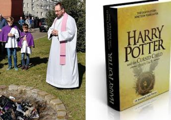 Kelompok Penginjil Asal Polandia Lakukan Aksi Bakar Novel Harry Potter dan Benda Kesukuan