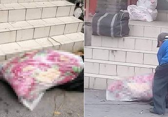 Viral! Seorang Petugas Kebersihan Temukan Mayat Membusuk Terbungkus Selimut dan Plastik Bening di Depan Pusat Perbelanjaan