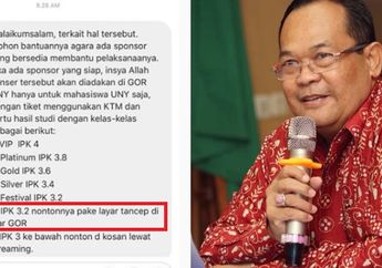 Rektor UNY Wujudkan Tiket Konser Pakai IPK, Mahasiswa Nilai 3 Cuma Bisa Lihat dari Layar Tancap!