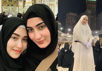 Inspirasi Gamis Syar'i Santun Ayu Ting Ting Saat Ibadah Umroh Lengkap dengan Niqab