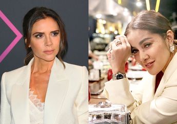 Sama-sama Pakai Jas Putih, Ini Beda Gaya Olla Ramlan vs Victoria Beckham, Lebih Keren Siapa?