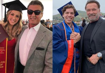 Sylvester Stallone dan Arnold Schwarzenegger Ungkap Rasa Bangga Mereka saat Menghadiri Upacara Kelulusan Anak Masing-masing