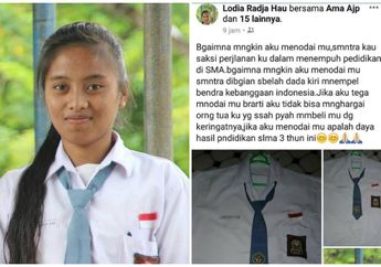 Tak Ingin Mencoret-coret Seragam Sekolahnya saat Kelulusan, Siswi SMA Beri Pesan Menohok!