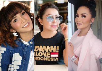 Lihat Gaya Kompak Mayangsari, Krisdayanti dan Ussy Sulistiawaty Tampil Anggun Pakai Kaftan Saat Bukber