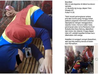 Miris, Pegawai Indomaret di Bulukumba Jadi Viral Usai Dijatuhkan dari Motor dan Diseret oleh Sang Pacar Setelah Bertengkar