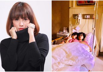 Jatuh Sakit dan Harus Dirawat, Ussy Sulistiawaty Tetap Temani Tidur Sang Anak di Atas Ranjang Rumah Sakit