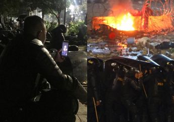 Di Tengah Rusuhnya Aksi 22 Mei, Anggota Brimob Sempatkan Video Call Demi Tenangkan Hati Istri: Enggak Apa-apa, Aku Baik-baik Saja...