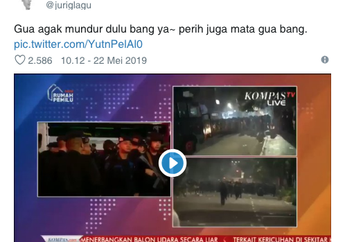 Juru Kamera Kompas TV Ini Sukses Bikin Penonton Ngakak Saat Live Liputan Aksi Demo Bawaslu!