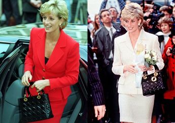 Kisah Dibalik Lady Dior Bag, Tas Mewah Favorit Putri Diana yang Sering Dipakai Semasa Hidupnya