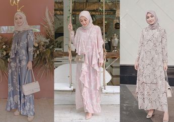 5 Dress Motif Kekinian Warna Pastel Buat Gaya Feminin di Hari Lebaran!
