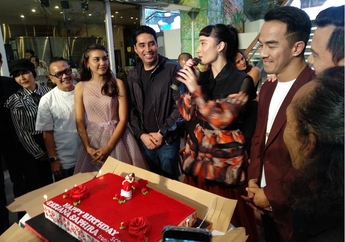 Terkejut Diberi Surprise oleh Para Pemain 'Hit & Run', Tatjana Saphira: Ulang Tahun Aku Udah Lewat Seminggu