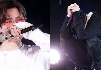Gelar Konser di Inggris, Member BTS Menangis Haru Dapat Kejutan dari Penggemar