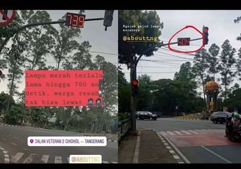 Lampu Merah Terlalu Lama Hingga 700 Detik, Warga Lemparkan Omelan Kocak dari Mau Umroh Dulu Hingga Ambil Kuliah S2 Sampai Lampu Hijau Kembali