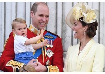 Kenakan Busana Sama Persis dengan Pangeran Harry Waktu Kecil, Pangeran Louis Pakai Baju Lungsuran?