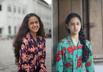 Tampil Kasual dengan Kebaya Ala Anak Ramzi, Asila Maisa. Keren Abis!