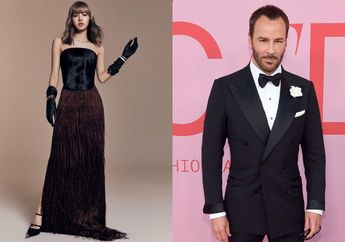 Pakai Gaun Rancangan Tom Ford untuk Pemotretan Majalah, Lisa Blackpink Curi Perhatian sang Desainer