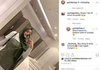 Ada Foto Cowok di Handphone Putri Delina, Anak Komedian Sule. Siapa?