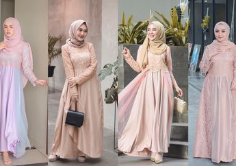 4 Model Kebaya Dress Warna Pastel untuk Tampilan Kondangan Mewah Hijabers!