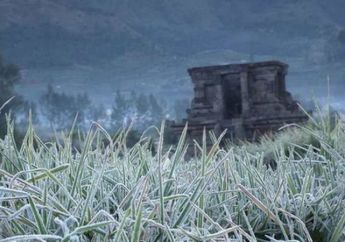 Indahnya Fenomena 'Bun Upas' atau Embun Beku yang Terjadi di Dieng, Begini Penjelasan BMKG!