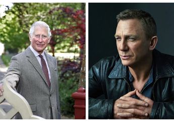 Daniel Craig Dikunjungi Pangeran Charles di Lokasi Syuting James Bond, Wajahnya Tampak Penuh Luka