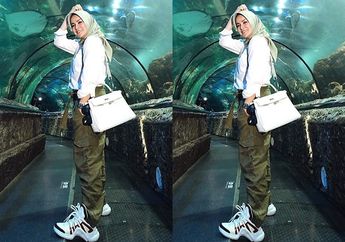  Menghitung Total Harga Tas dan Sneakers Mewah Milik Olla Ramlan Saat Berkunjung ke Seaworld, Hampir Rp 200 Juta?