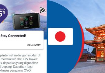 Tips OVO, Dapatkan Internetan Murah di Jepang dengan Cashback Sebesar 25%