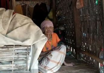 Hidup dalam Jerat Kemiskinan dan Jauh dari Perhatian Pemerintah, Amur Tinggal di Gubug Reotnya yang Hampir Ambruk