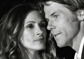 Rayakan Ulang Tahun Pernikahan, Julia Roberts Kenakan Kaos Bergambar Potret Sang Suami Saat Muda!