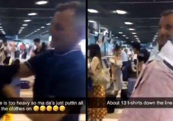 Jenius, Tak Mau Bayar Biaya Bagasi yang Amat Mahal, Seorang Pria Pakai 15 Lapis Baju ke Dalam Pesawat