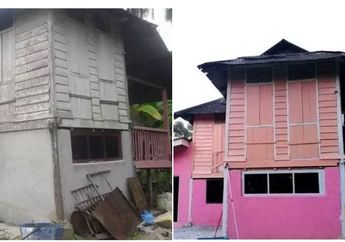 Habiskan Dana Rp 34 Juta, Hamidah Gadis Malaysia Berhasil Ubah Rumah Tua Berusia 1 Abad Jadi Istana Hello Kitty