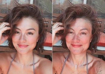 Lagi Hits Age Challenge! Begini Cara Membuat Wajahmu Terlihat Tua Seperti Unggahan Agnez Mo