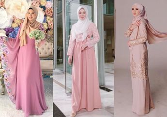 Hijabers Makin Manis Saat Kondangan Pakai 7 Dress Pink Ala Ayana Moon