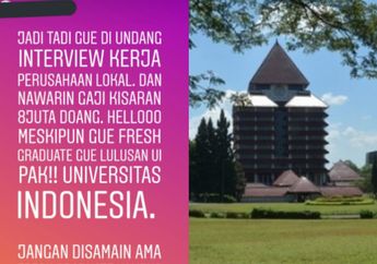 Viral Lulusan UI Ogah Digaji 8 Juta, Pihak Kampus Angkat Bicara