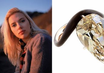 Resmi Bertunangan, Scarlett Johansson Pamer Cincin Berlian 11 Karat Seharga 5,6 Miliar!