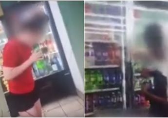 Tiru Aksi Wanita Jilat Es Krim di Supermarket, Dua Remaja ini Buka dan Ludahi Minuman Soda Lalu Dikembalikan Lagi ke Lemari Pendingin