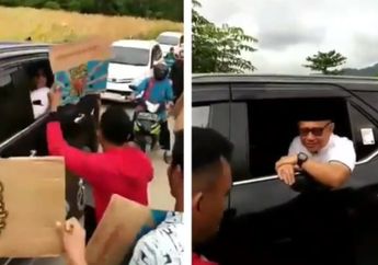 Seorang Pemuda Sulawesi Nekat Hentikan Rombongan Pejabat Demi Tagih Janji Perbaikan Jalan di Tempatnya, Bupati Mamuju: Maumu Apa?