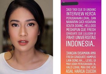 Komentari Unggahan Gaji Rp8 Juta Lulusan UI yang Viral, Dian Sastro Bongkar Jumlah Gaji Pertamanya