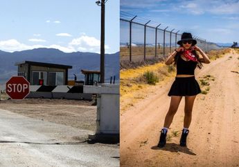 Posting Foto-foto Kunjungannya ke Area 51, Mantan Pemain Film Dewasa Mia Khalifa Bikin Heboh Netizen