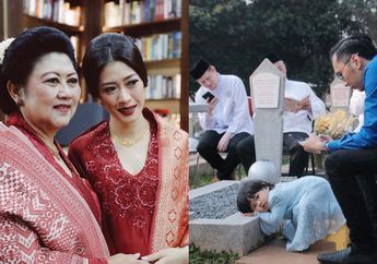 Unggah Foto Anak Bungsunya Tempelkan Telinga di Pusara Ani Yudhoyono, Aliya Rajasa : Gaia Suka Lihat Video dan Foto Sambil Panggil-panggil Memo..