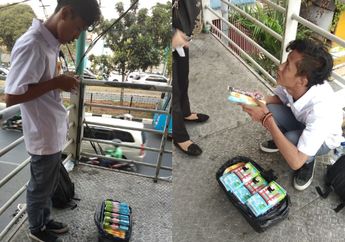 Punya Tekad Sekolah yang Besar, Seorang Siswa SMA Rela Ngamen dan Jual Tisu Sepulang Sekolah untuk Bertahan Hidup, Sudah Hidup Sebatang Kara Sejak SD